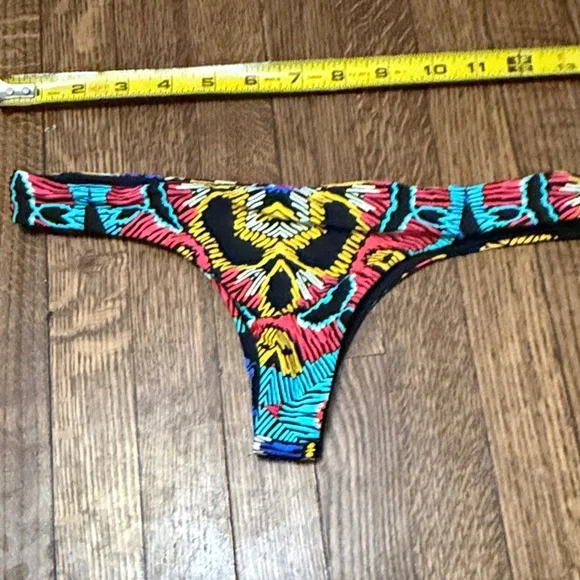 L*Space Colorful Patterned Itsy Bikini Swim Bottoms - Picture 4 of 6